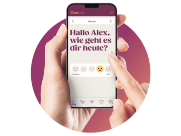 Tino DTB: Die App bei Krebs für Patienten und Ärzte. Der digitale Therapiebegleiter in der Onkologie unterstützt die optimale Therapie von Krebspatienten zu Hause sowie den behandelnden Arzt.